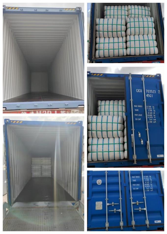 Hollow Conjugated siliconized Polyester Staple Fiber , HCS ,15D×64MM , Virgin ,Raw white For filling toys, jackets, sofas , pillows , quilts , mattress . 4